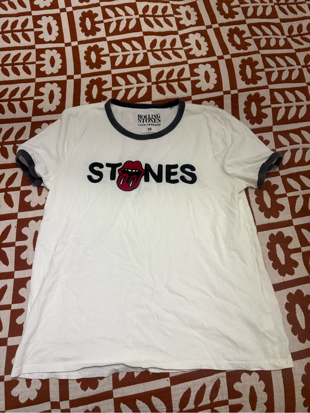 Lucky Brand Rolling Stones Ringer Tee - Picture 2 of 4